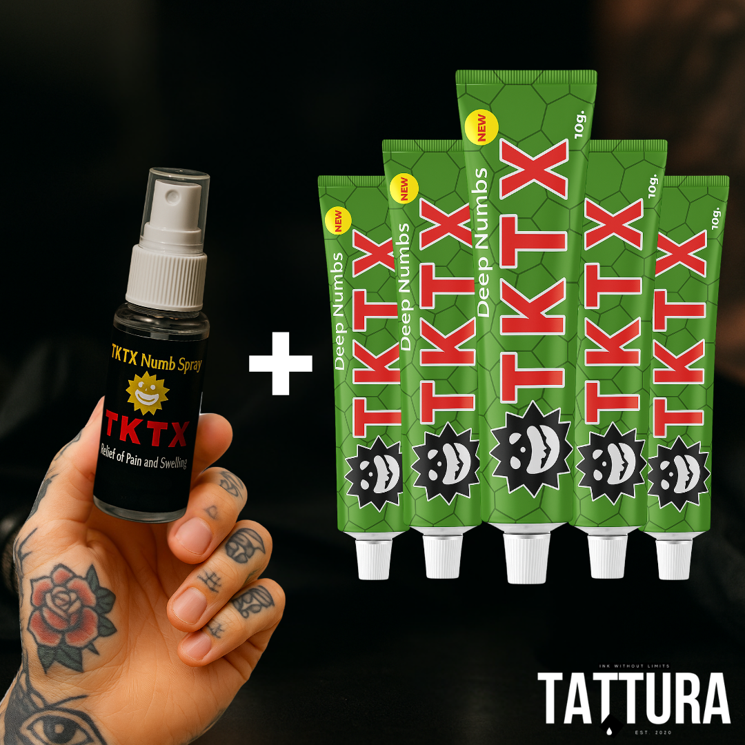 Mega Bundle: 1x Spray + 5x Creme Grün